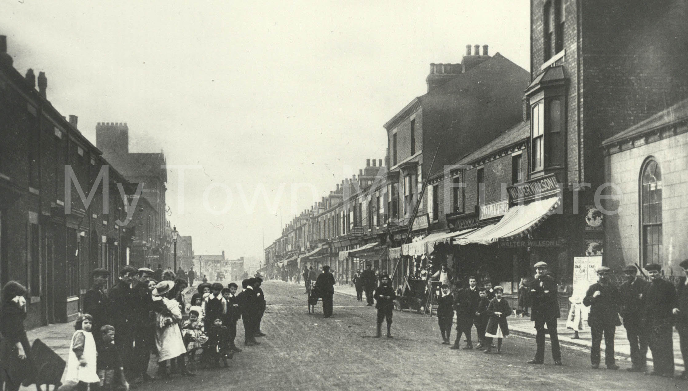 Undated postcard of Smeaton Street, North Ormesby