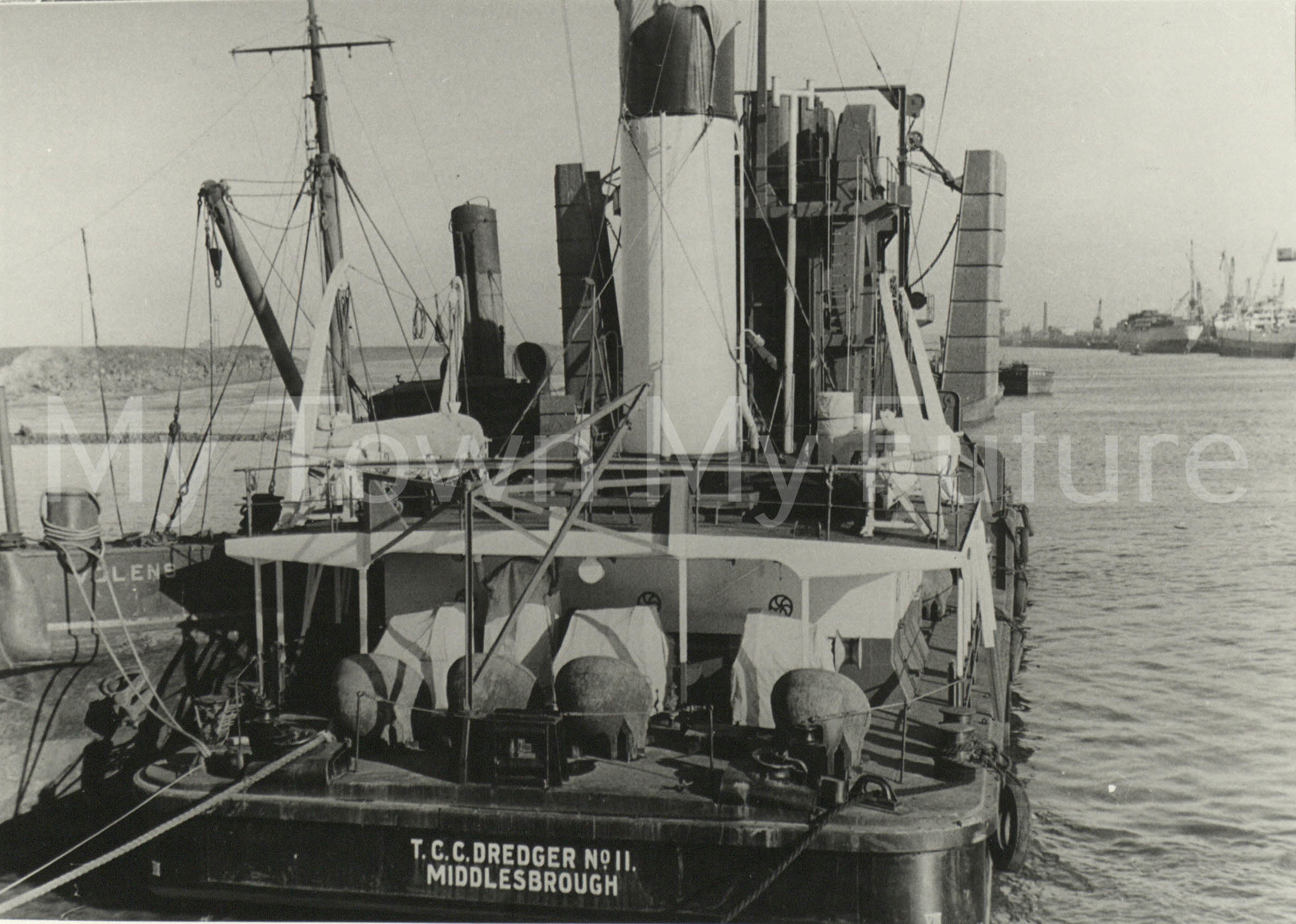 TCC Dredger no. 11 - Middlesbrough, Department of Planning - Cleveland County Council