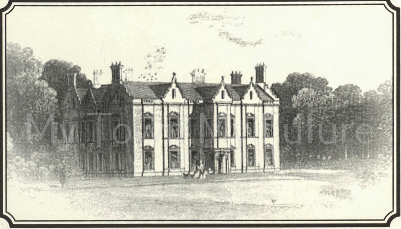 Acklam Hall Engraving 1845