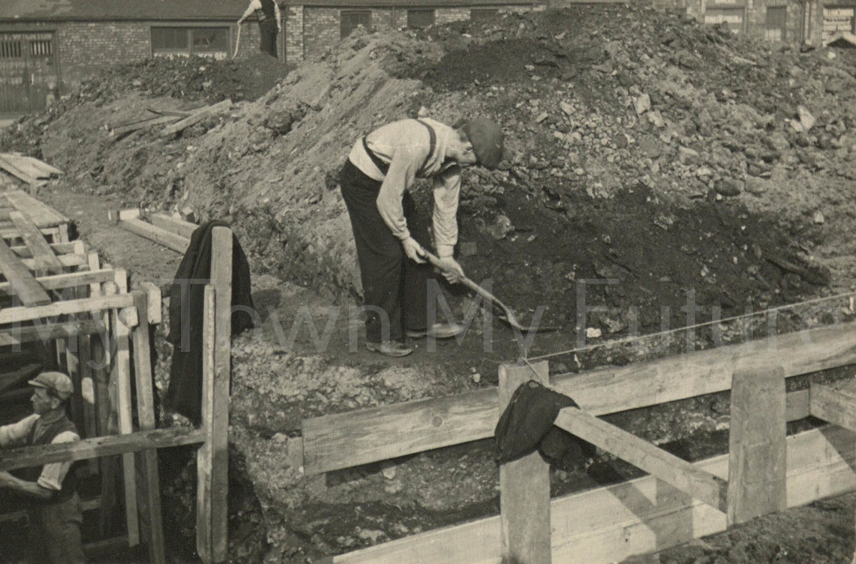 Digging Trenches Cannon Street Recreation Ground September 1938