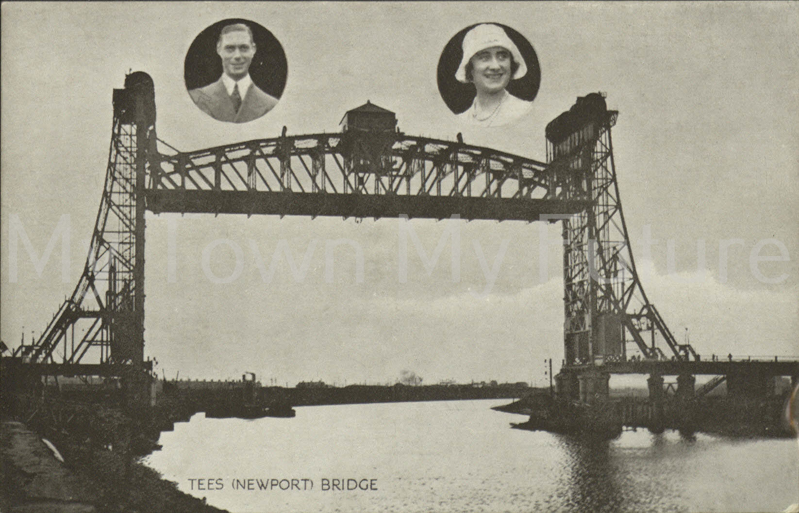 Newport Bridge - Royal Couple Prince George and Mary, Sanbridge - Middlesbrough