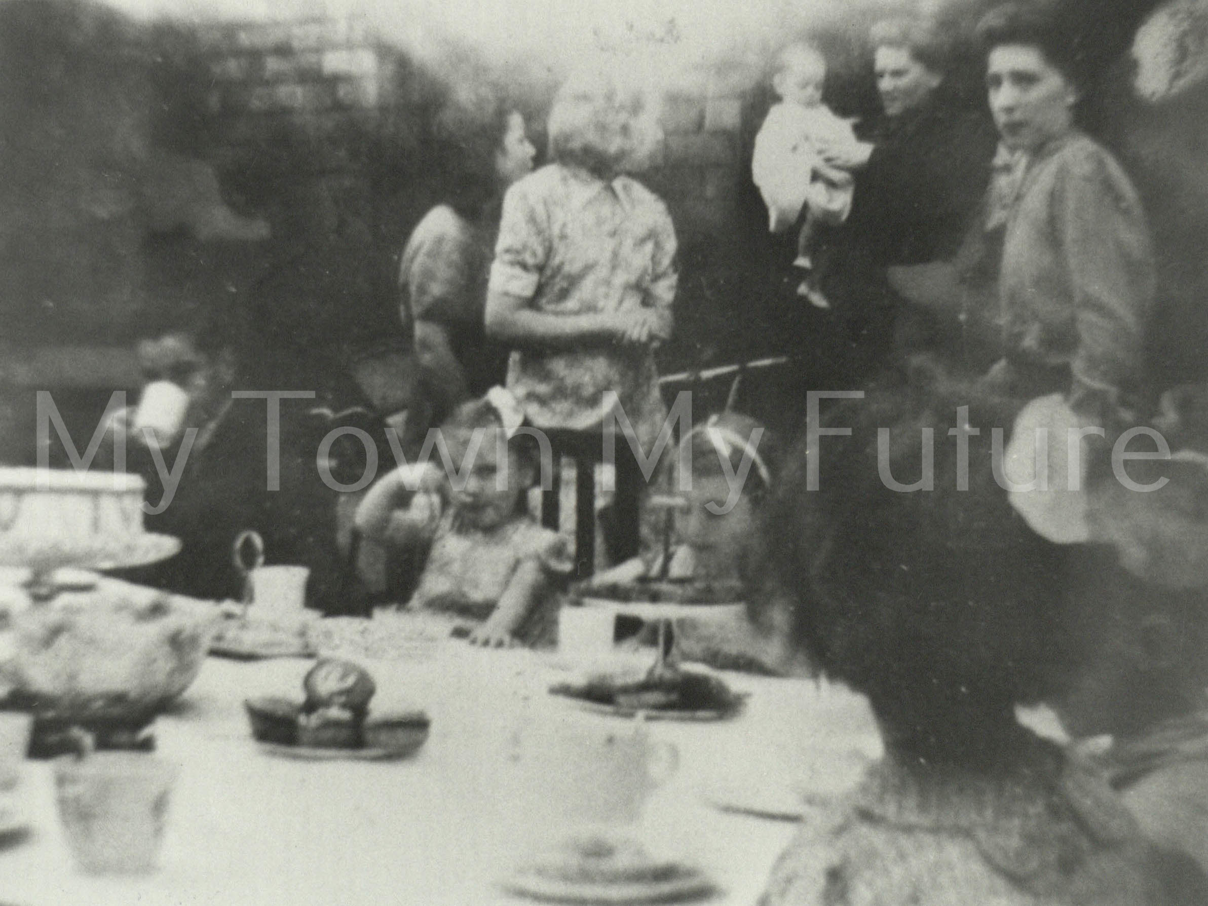 VE Day 1945 Tennyson Street party June 1945 