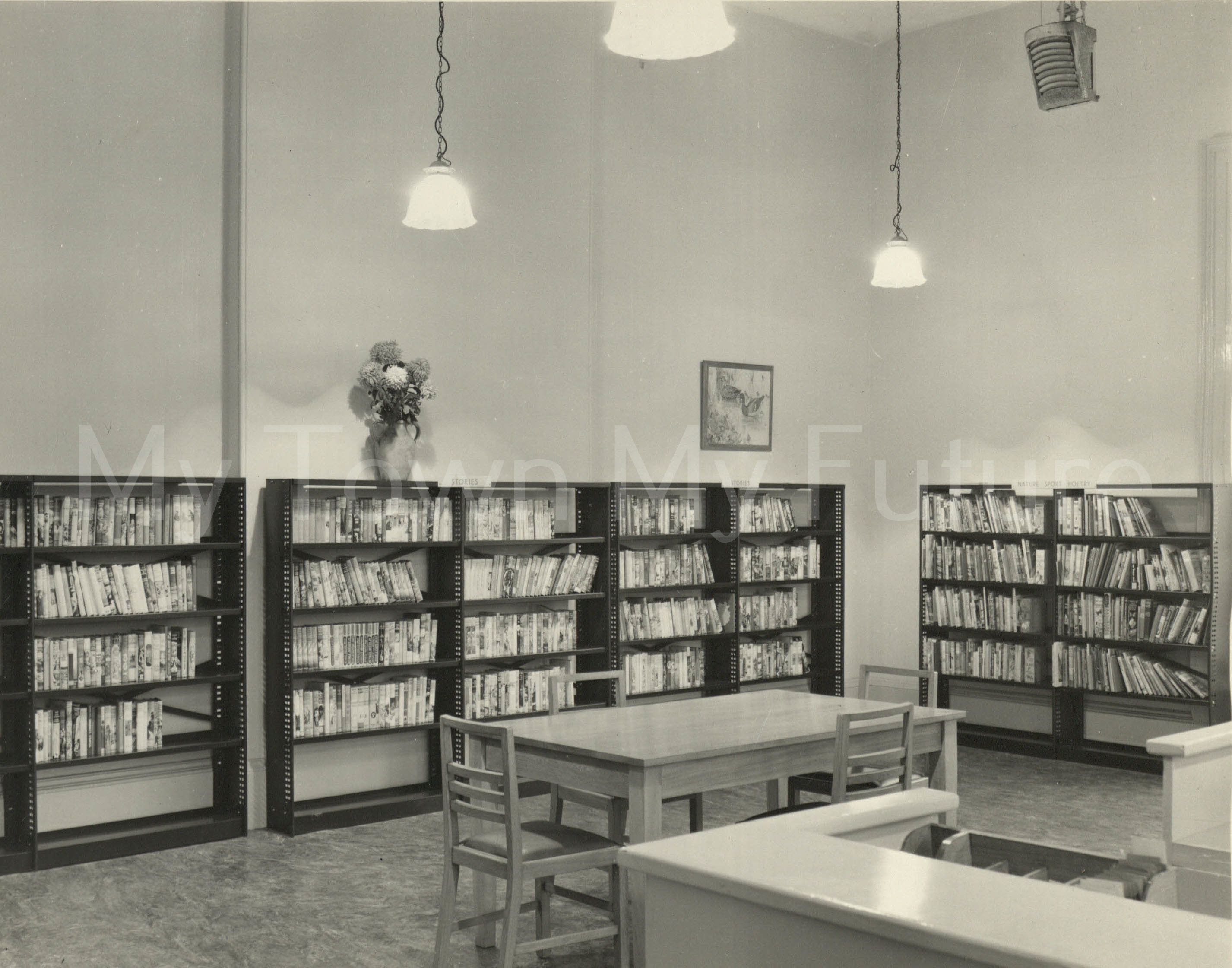 Market Place Library, 1954, Borough Engineers Department